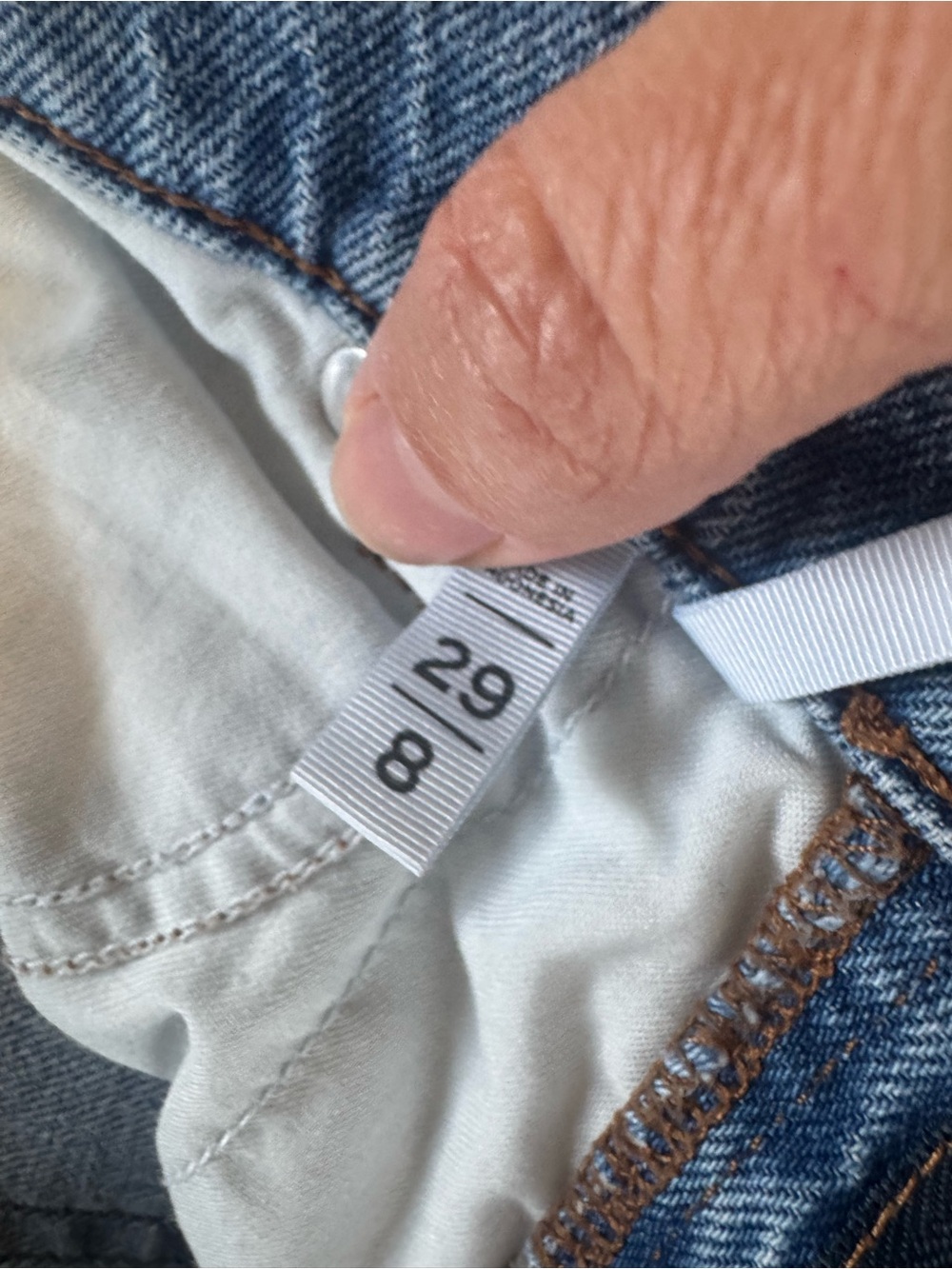 LOFT Wide-Leg Flare Jeans — Blue - Picture 2 of 2